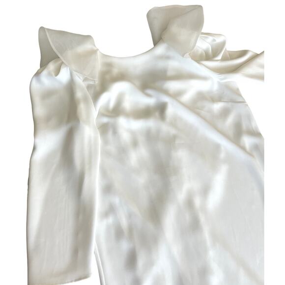 C. Manolo Women Size Small MINI Dress Tunic Wedding Bachelorette Romantic - Picture 6 of 10